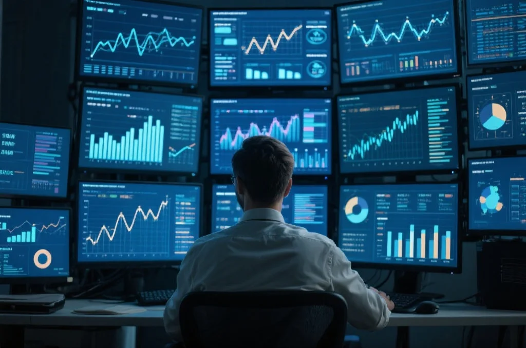 数据分析师正在洞察数据